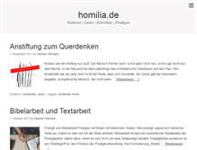 Tablet Screenshot of homilia.de